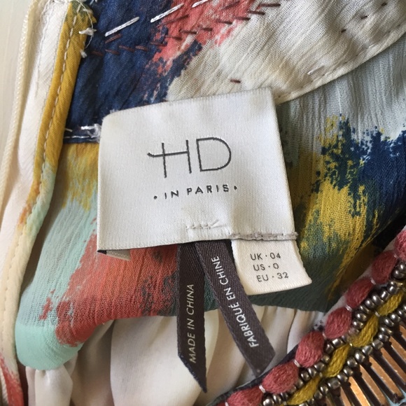 HD in Paris | Mod Jeweled Brushstrokes Shift Dress - Picture 4 of 8